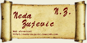Neda Žujević vizit kartica